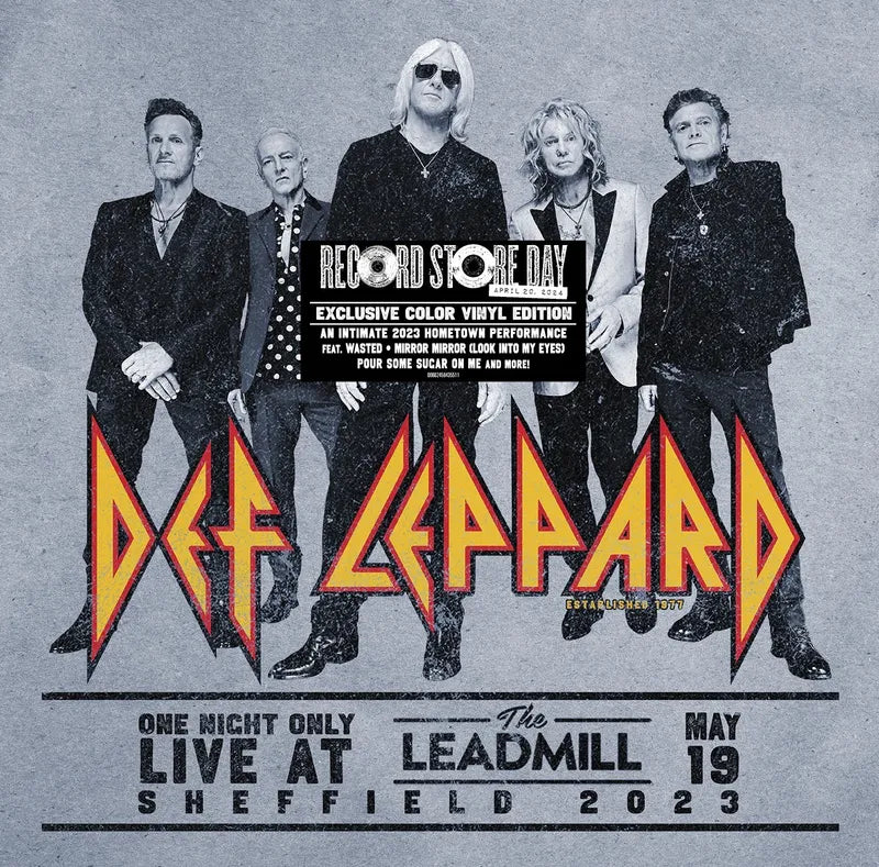 Def Leppard - One Night Only: Live At The Leadmill 2023 | 2LP Color Plata RSD 2024