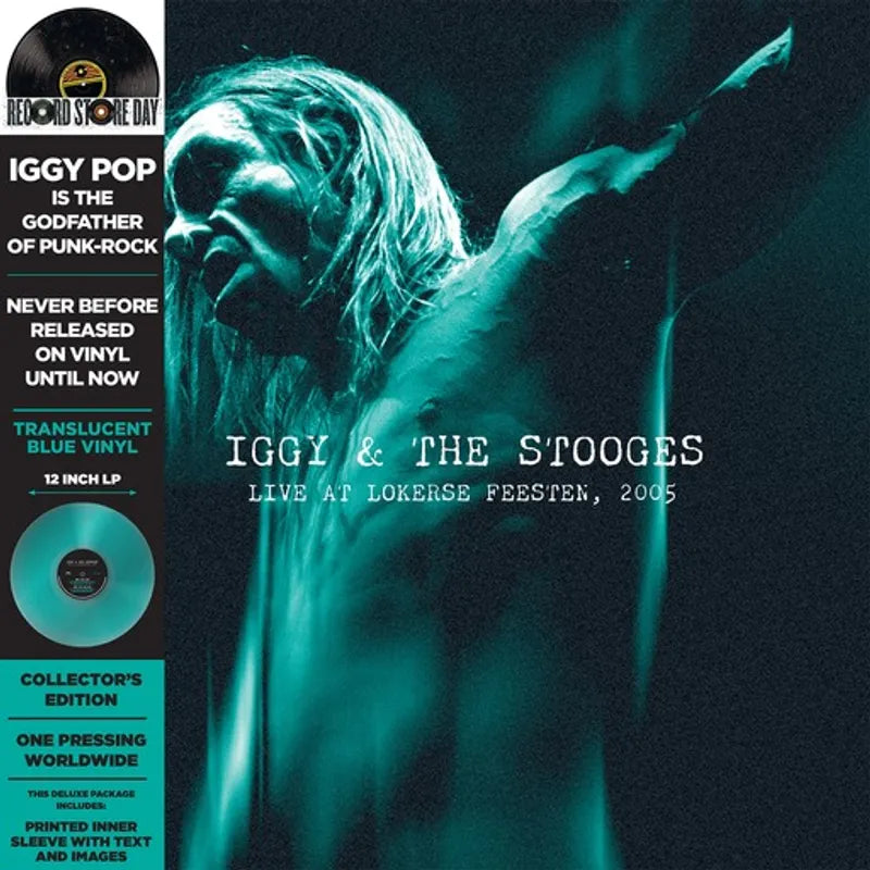 Iggy & The Stooges - Live at Lokerse Feesten, 2005 | LP Color Azul Translucido RSD 2024