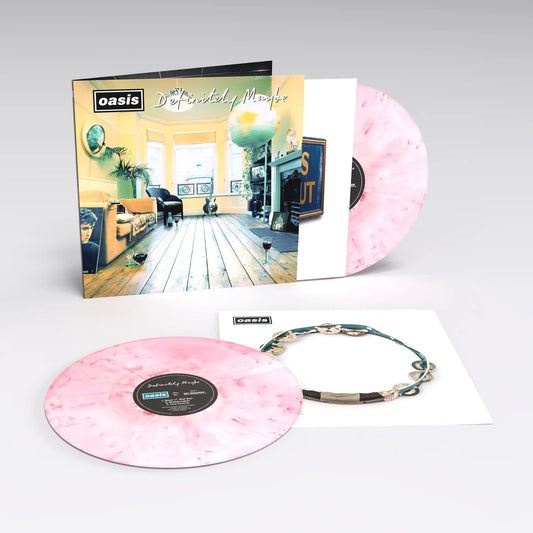 Oasis - Definitely Maybe | 2LP Color Strawberries & Cream Edición 30 Aniversario