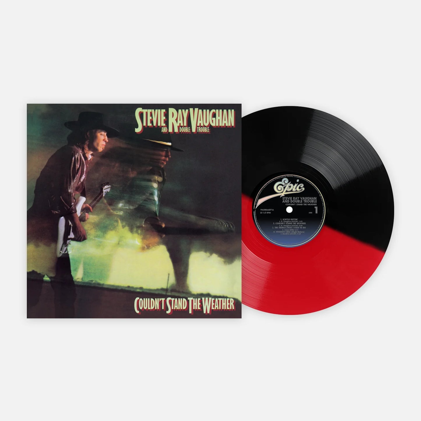 Stevie Ray Vaughan And Double Trouble - Couldn't Stand The Weather | LP Color Red & Black Split