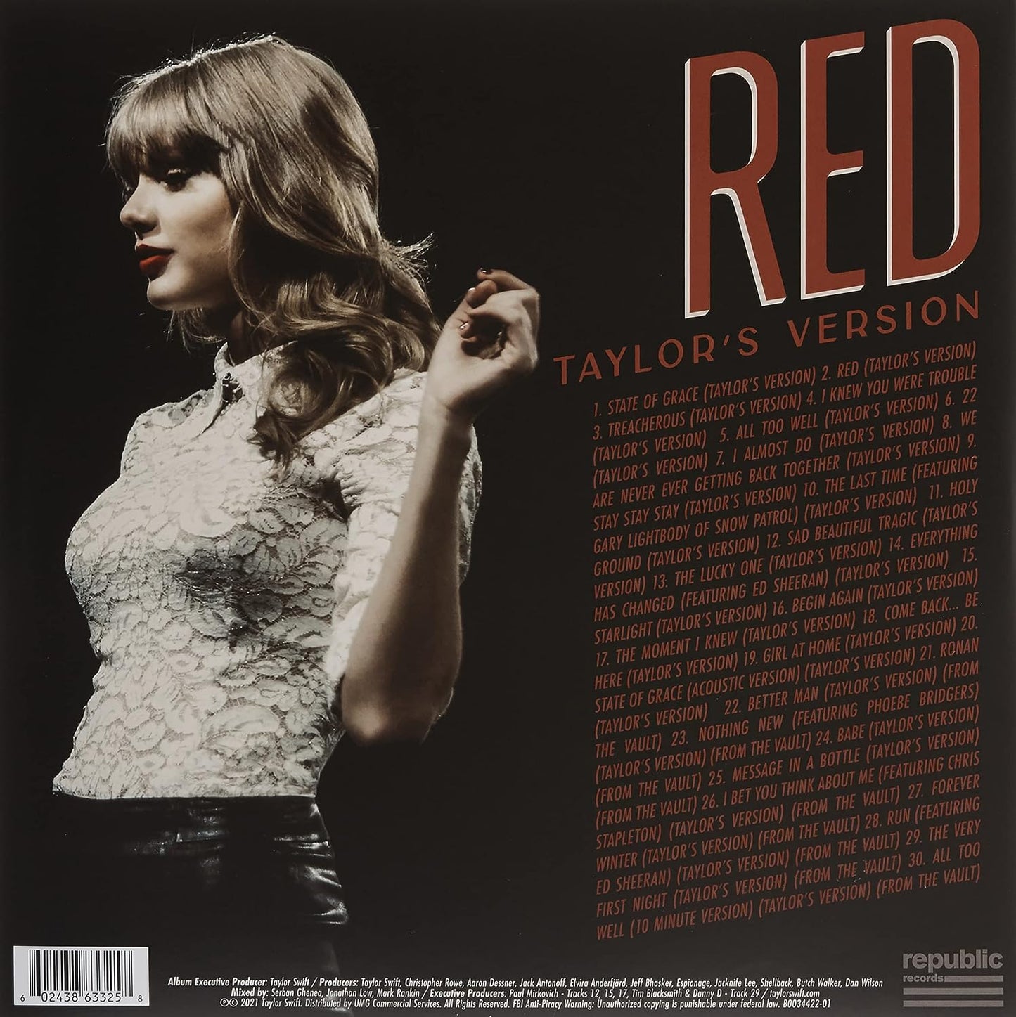 Taylor Swift - Red (Taylor's Version) | 4LP