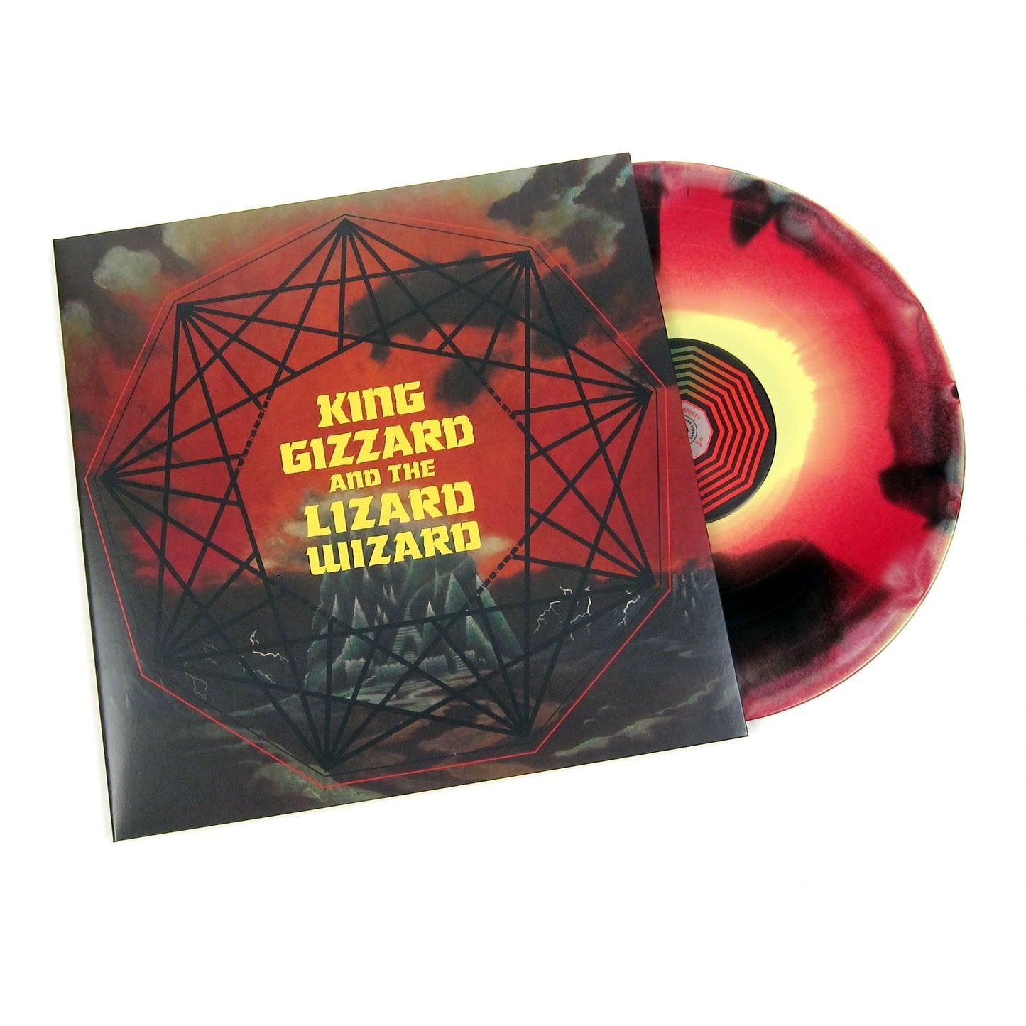 King Gizzard And The Lizard Wizard - Nonagon Infinity | LP Color Rojo, Amarillo y Negro